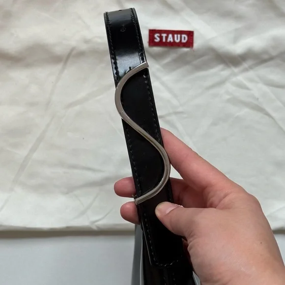 Staud Black Leather Women's Bag - Picture 15 of 15